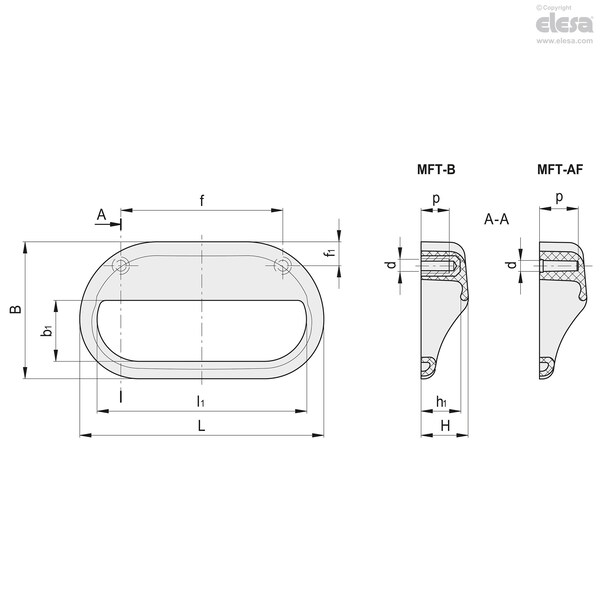 Front Handles, MFT.110-B M5